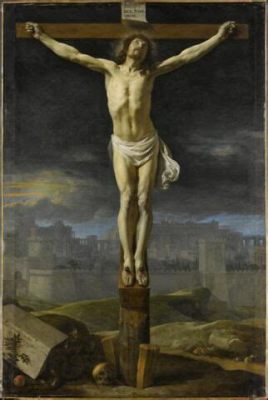 Le Christ en Croix : une méditation sombre et vibrante sur la souffrance humaine!